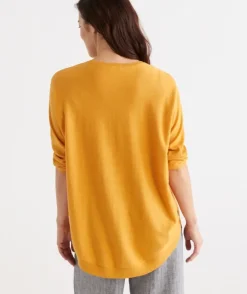 Cotton Curved Hem Pull Over<Sussan Outlet