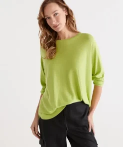 Cotton Curved Hem Pull Over<Sussan Outlet