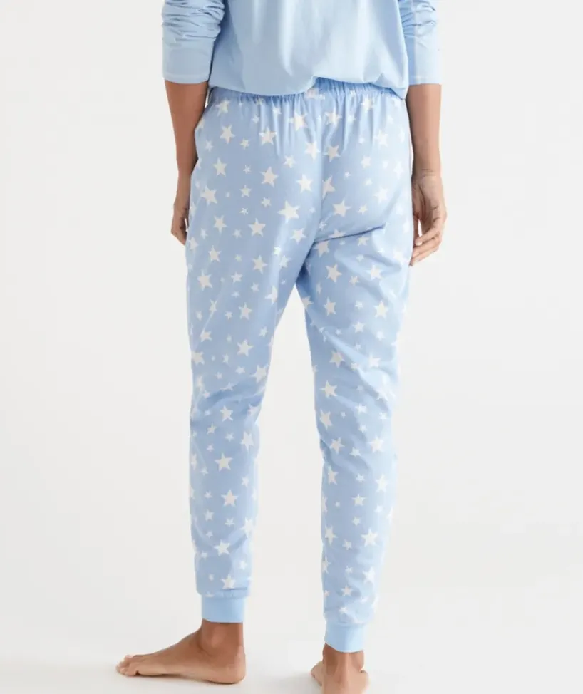 Cotton Star Print Flannelette Pant<Sussan Best