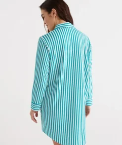 Cotton Stripe Nightshirt<Sussan Clearance