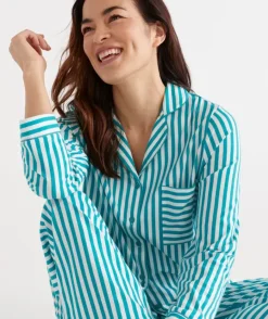 Cotton Stripe Pyjama Set<Sussan Clearance