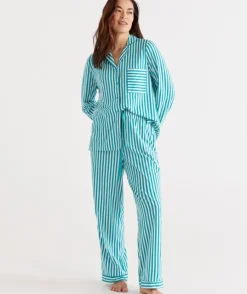 Cotton Stripe Pyjama Set<Sussan Clearance