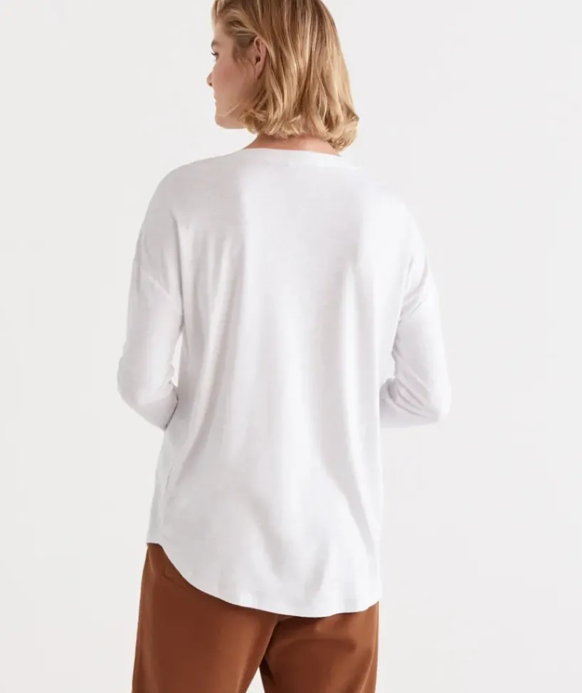 Crew Drop Shoulder Top<Sussan Hot