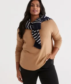 Crew Drop Shoulder Top<Sussan Hot