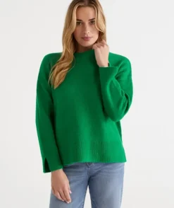 Crew Neck Lofty Pull Over<Sussan Best