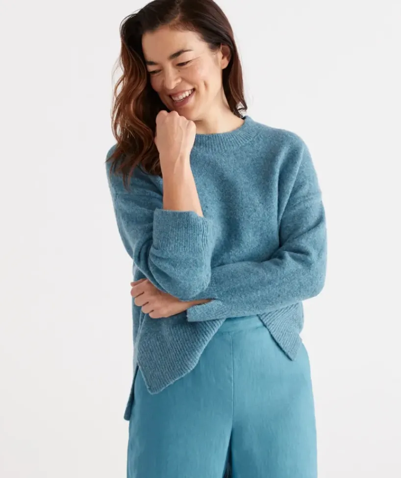 Crew Neck Lofty Pull Over<Sussan