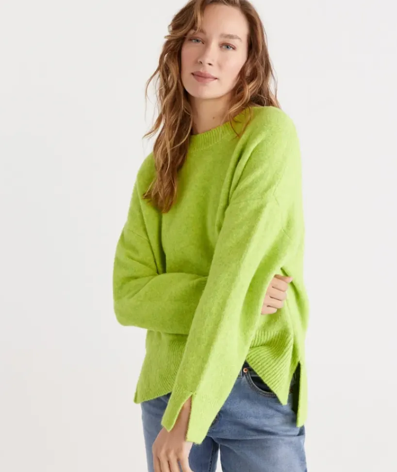 Crew Neck Lofty Pull Over<Sussan Online