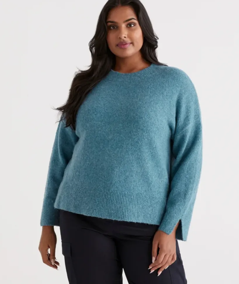 Crew Neck Lofty Pull Over<Sussan Online