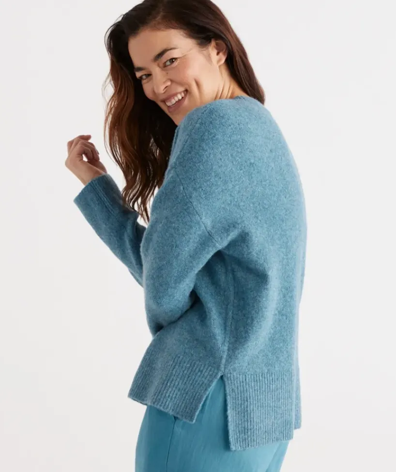 Crew Neck Lofty Pull Over<Sussan Online