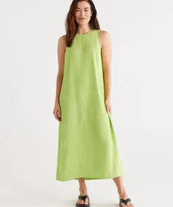 Crinkle Column Dress<Sussan Outlet