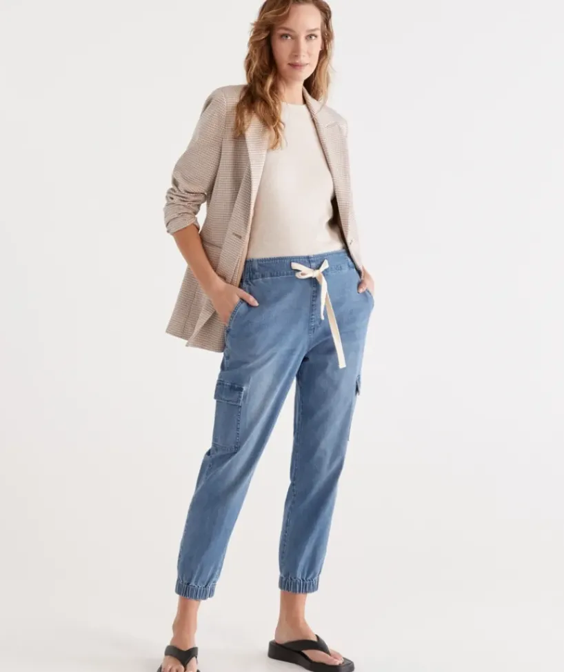 Denim Carpenter Pocket Jogger<Sussan Online