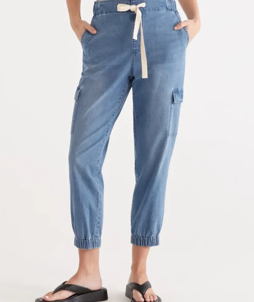 Denim Carpenter Pocket Jogger<Sussan Online