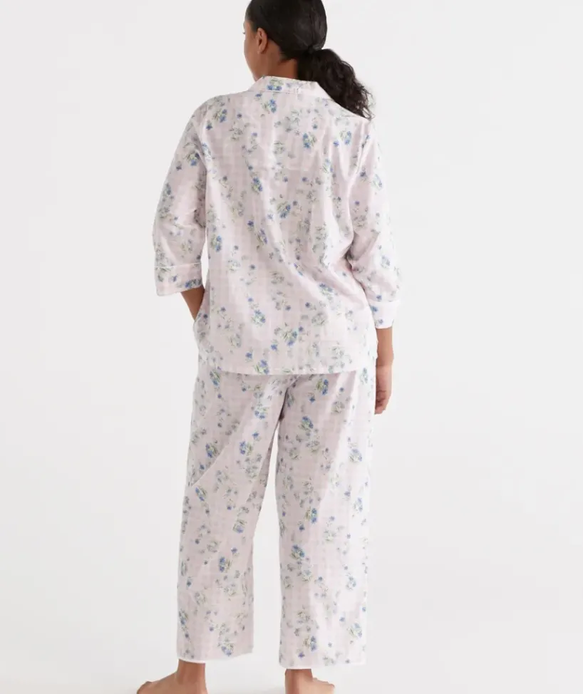 Ditsy Gingham Pyjama Set<Sussan Online