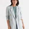 Double Breasted Linen Blazer<Sussan Clearance