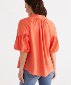 Drape Neck Top<Sussan Hot