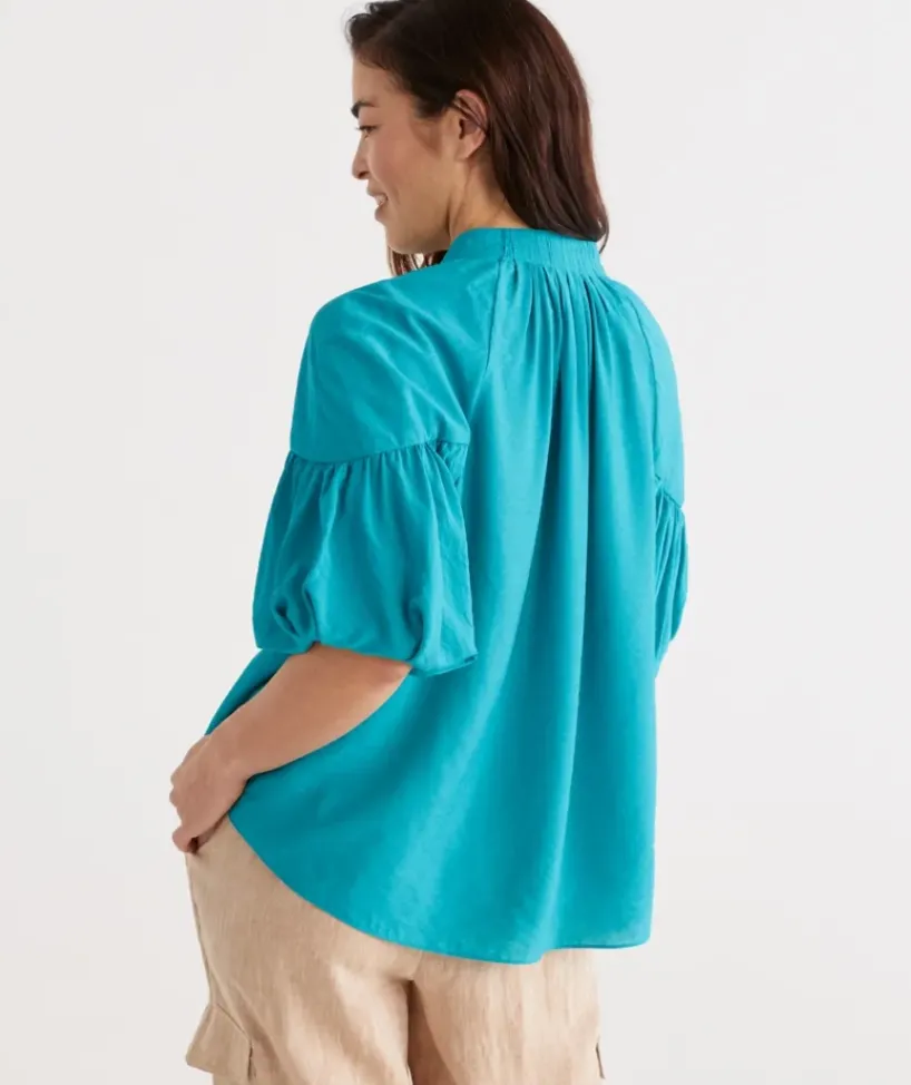 Drape Neck Top<Sussan