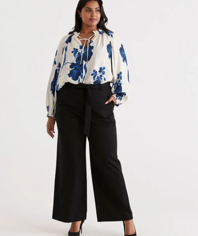 Eco Vero Belted Ponte Pant<Sussan