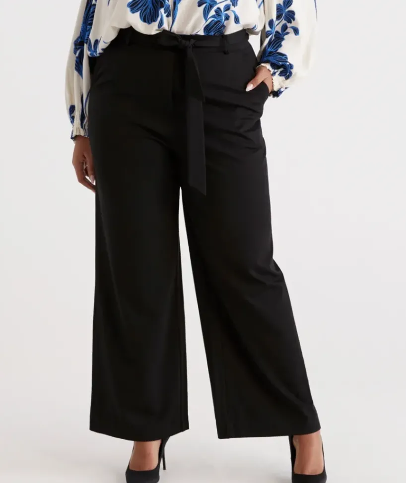 Eco Vero Belted Ponte Pant<Sussan