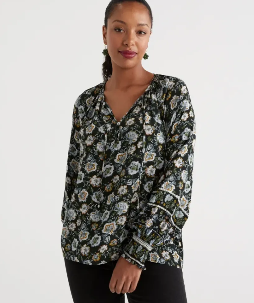 Etched Petal Top<Sussan
