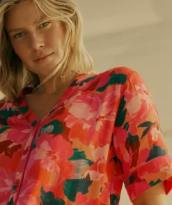 Floral Bloom Wide Leg Pyjama Set<Sussan Sale
