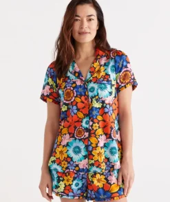 Floral Print Shortie Pyjama Set<Sussan Best