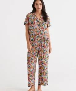 Floral Relaxed Pyjama Set<Sussan