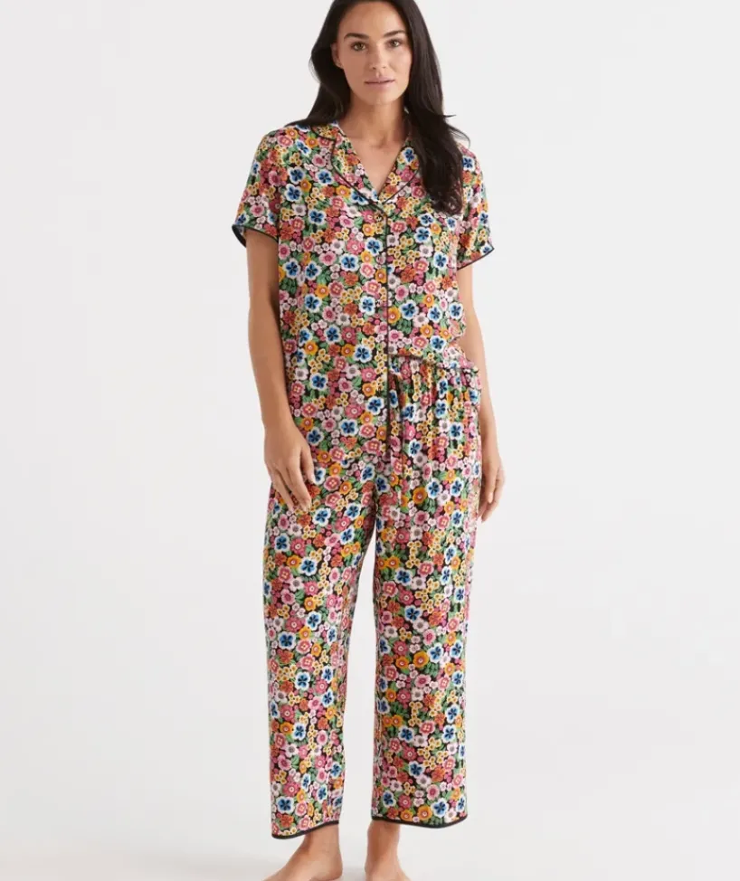 Floral Relaxed Pyjama Set<Sussan