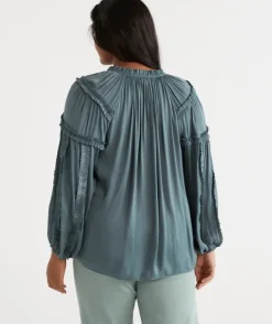 Frill Sleeve Top<Sussan Hot