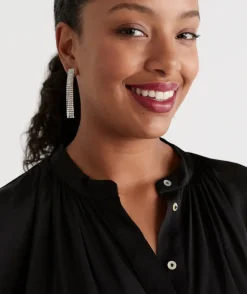 Glow Mesh Earring<Sussan Sale