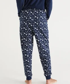 Heart Print Australian Cotton Knit Pyjama Pant<Sussan Discount