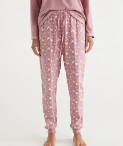 Heart Print Australian Cotton Knit Pyjama Pant<Sussan Discount