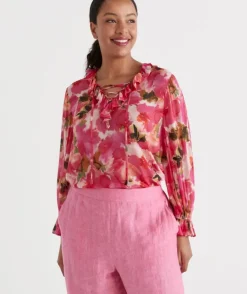 Hothouse Floral Blouse<Sussan Hot