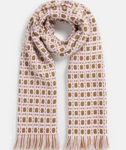 Jacquard Geo Scarf<Sussan