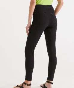 Knit Denim Legging<Sussan