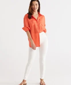 Knit Denim Legging<Sussan