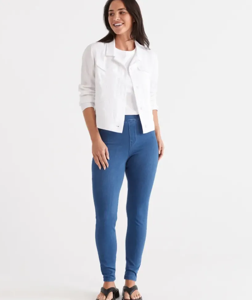 Knit Denim Legging<Sussan Sale
