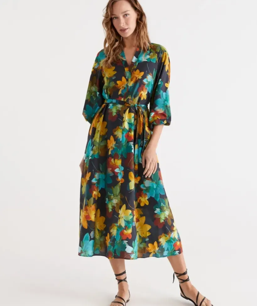 Layered Floral Dress<Sussan Sale