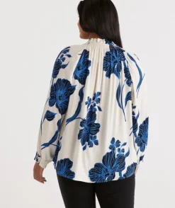 Linear Floral Blouse<Sussan Sale