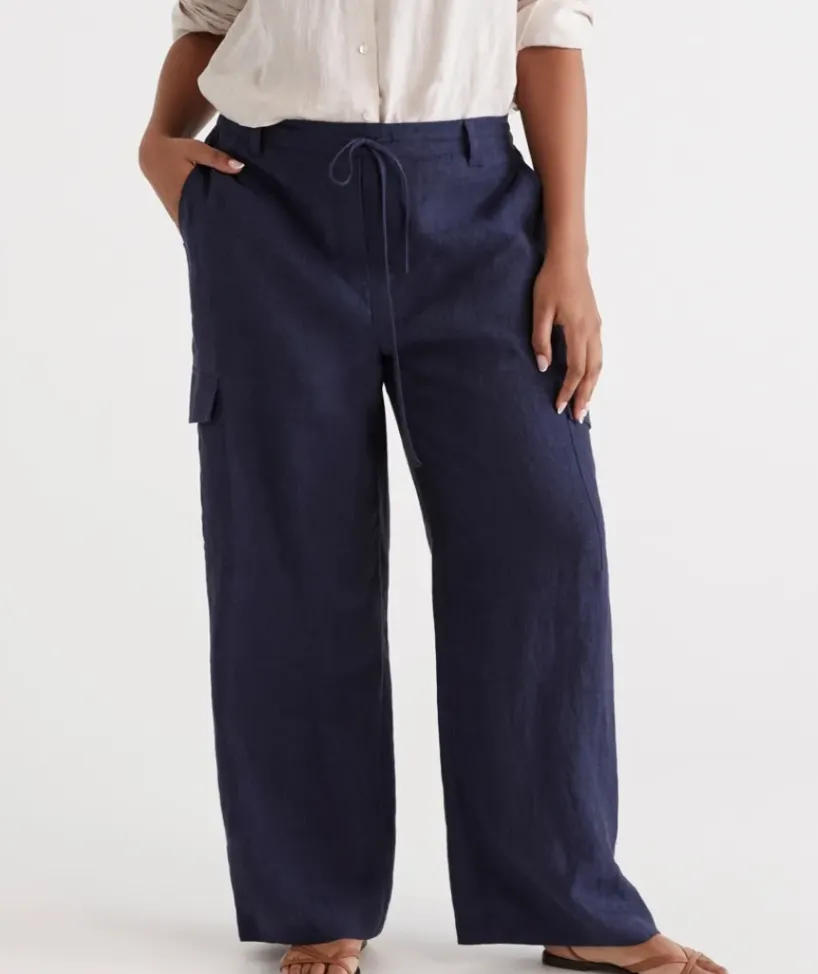 Linen Cargo Pant<Sussan Hot