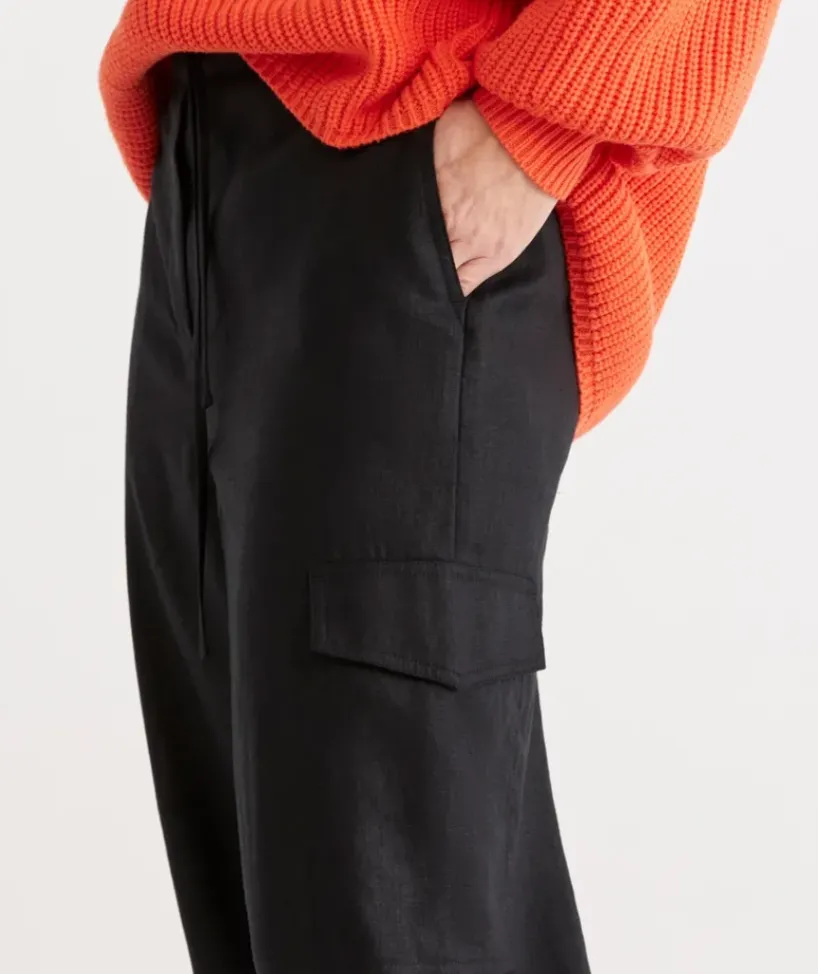 Linen Cargo Pant<Sussan