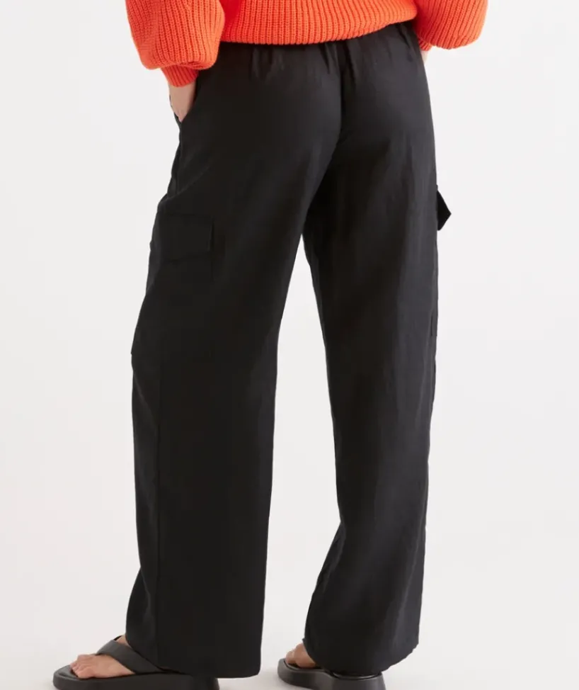 Linen Cargo Pant<Sussan
