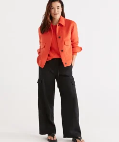 Linen Cargo Pant<Sussan