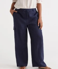 Linen Cargo Pant<Sussan