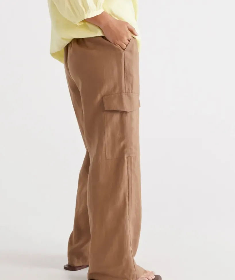 Linen Cargo Pant<Sussan Clearance
