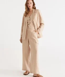 Linen Cargo Pant<Sussan Clearance