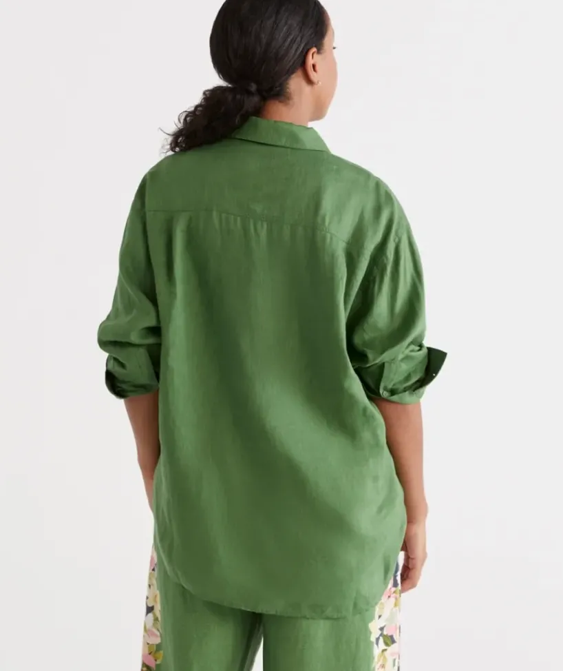 Linen Everyday Shirt<Sussan