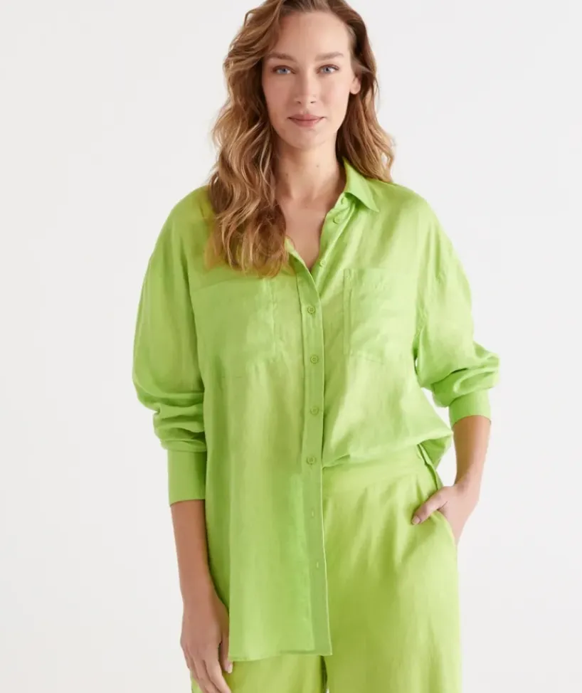 Linen Everyday Shirt<Sussan