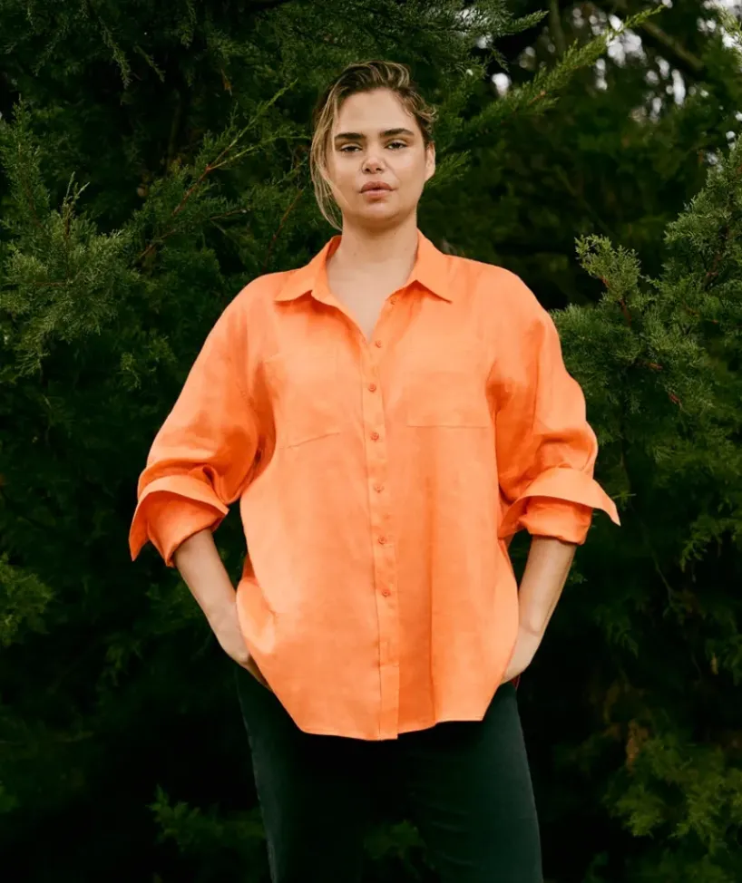 Linen Everyday Shirt<Sussan