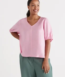 Linen Midsummer Tee<Sussan New