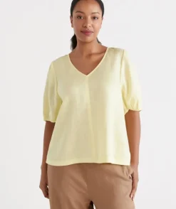 Linen Midsummer Tee<Sussan New
